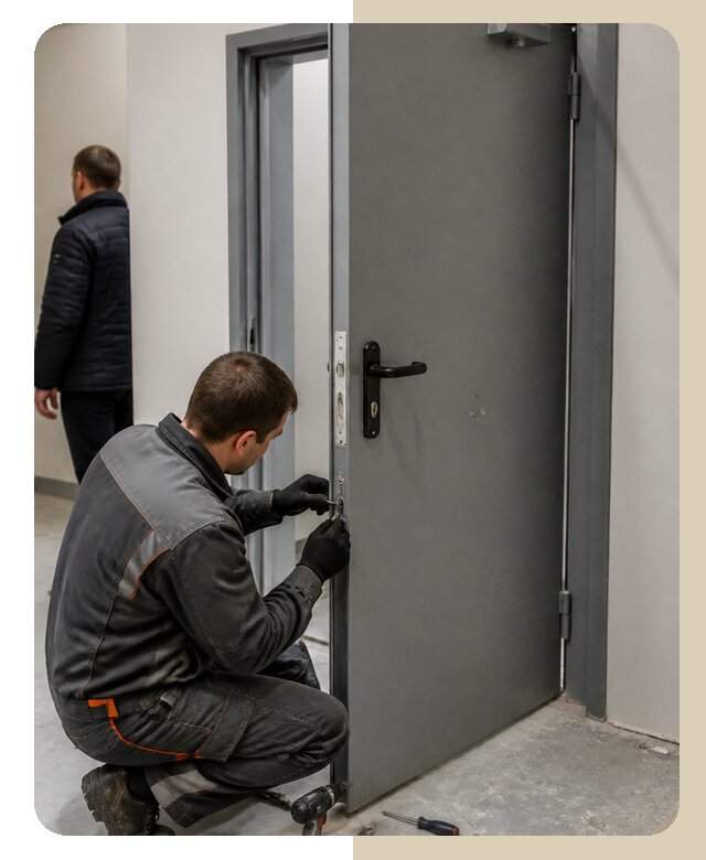Ремонт противопожарной двери в Батайске по цене 6579 р. | ДвериЛегко-Бтс