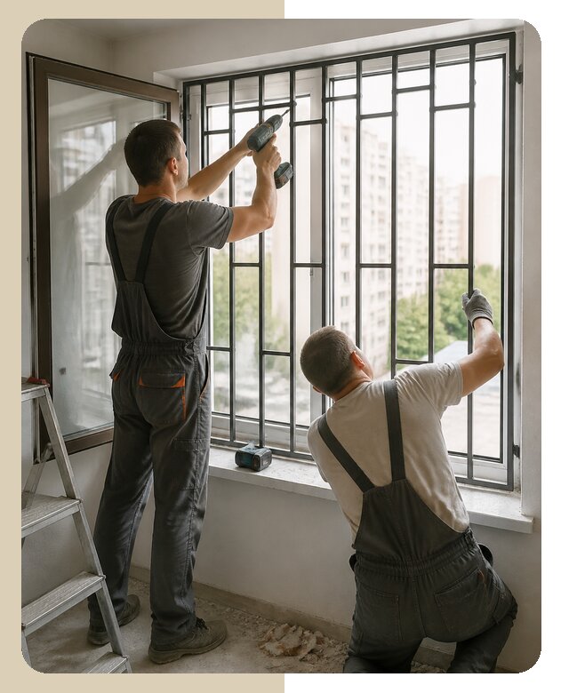Профессиональная установка решеток в квартиру в Батайске